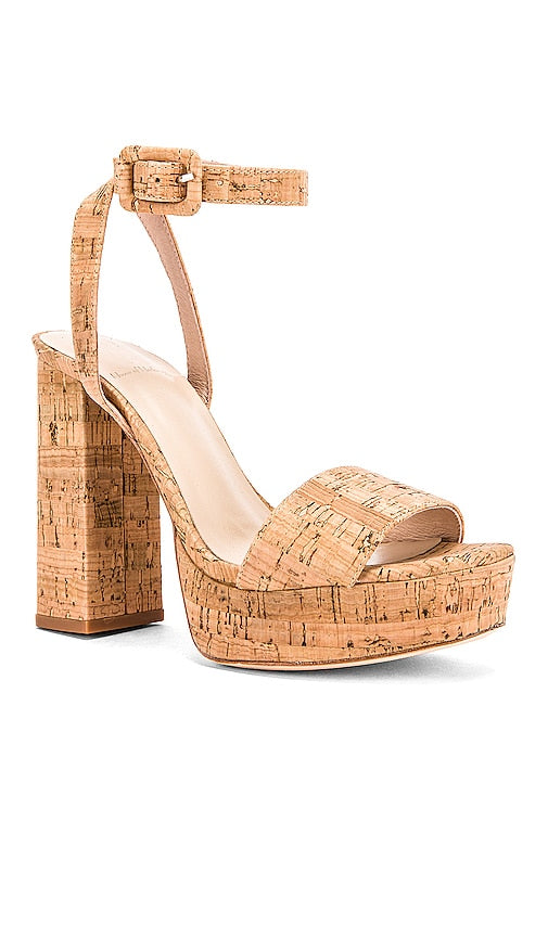 House of Harlow 1960 X REVOLVE Mika Platform Heel in Brown