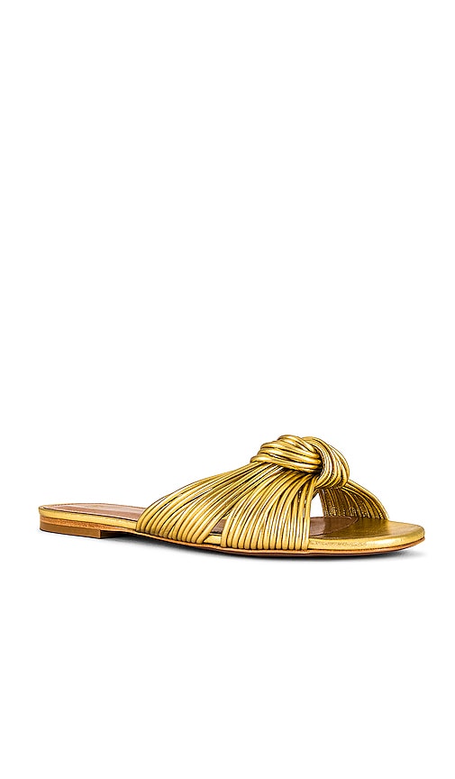 House of Harlow 1960 x REVOLVE Billie Flat in Metallic Gold