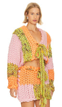 Hope Macaulay Colossal Knit Cardigan in Peach