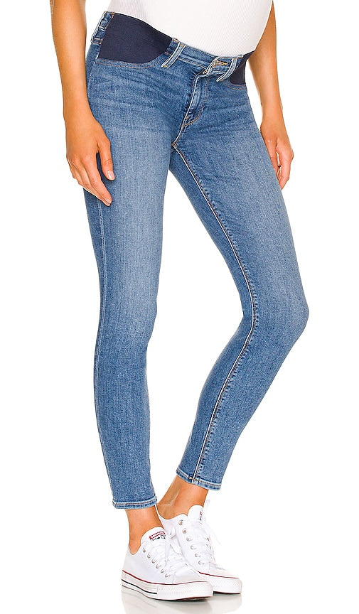 Hudson Jeans Nico Maternity Super Skinny Ankle Jean in Blue - Hudson Jeans - Nico maternité - Jean super skinny à la cheville - Bleu - Hudson Jeans Nico 孕妇超紧身九分牛仔裤（蓝色） - Hudson Jeans Nico Umstandsmode Super Skinny Ankle Jeans in Blau - Hudson Jeans Nico Maternity 슈퍼 스키니 앵클 진 블루 색상 - Hudson Jeans Nico Maternity Jeans super skinny alla caviglia in blu