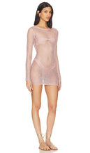 h:ours Emma Sequin Mini Dress in Mauve