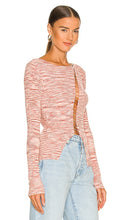 h:ours Poppy Spacedye Sweater in Blush