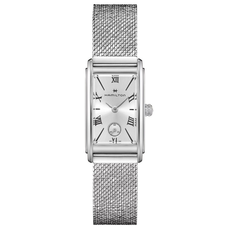 Hamilton American Classic Ardmore Small Silver Dial Stainless Steel Bracelet Watch 19mm x 27mm - H11221150