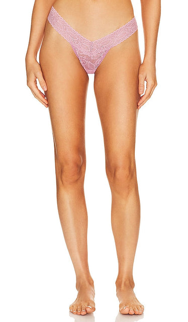 Hanky Panky Original Rise Thong in Mauve - Hanky ​​Panky Original Rise String en mauve - Hanky Panky Original 紫红色直筒丁字裤 - Hanky ​​Panky Original Rise Tanga in Mauve - Hanky ​​Panky 오리지널 라이즈 끈 팬티 - Perizoma Hanky ​​Panky Original Rise in malva