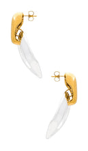 Heaven Mayhem Air Earrings in Metallic Silver