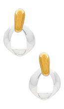 Heaven Mayhem Air Earrings in Metallic Silver