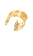 Heaven Mayhem Bangle Bracelet in Metallic Gold