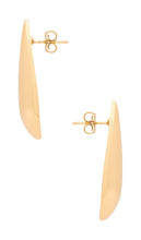 Heaven Mayhem Raindrop Earrings in Metallic Gold