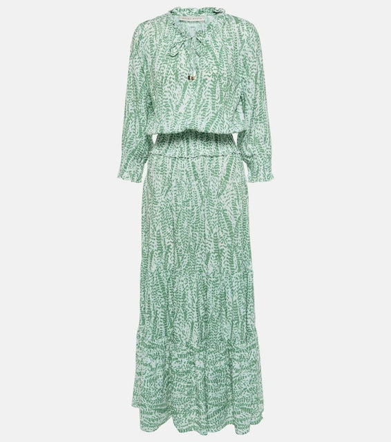 Heidi Klein Belle Mare Plage printed maxi dress
