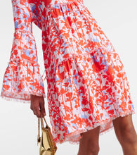 Heidi Klein Deia floral linen kaftan