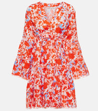 Heidi Klein Deia floral linen kaftan