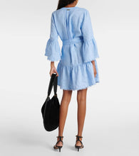 Heidi Klein Hydra tiered linen minidress