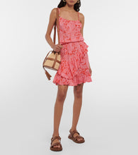 Heidi Klein Morocco printed ruffled minidress