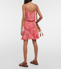 Heidi Klein Morocco printed ruffled minidress