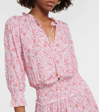 Heidi Klein Muskmelon Bay paisley minidress