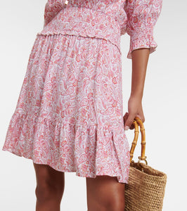 Heidi Klein Muskmelon Bay paisley minidress