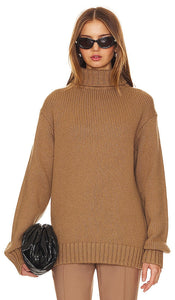 Helmut Lang Archive Turtleneck Sweater in Tan - Helmut Lang Archive - Pull à col roulé - Fauve - Helmut Lang Archive 黄褐色高领毛衣 - Helmut Lang Archive Rollkragenpullover in Hellbraun - Helmut Lang 아카이브 탠 색상의 터틀넥 스웨터 - Maglione dolcevita Archivio Helmut Lang color marrone chiaro