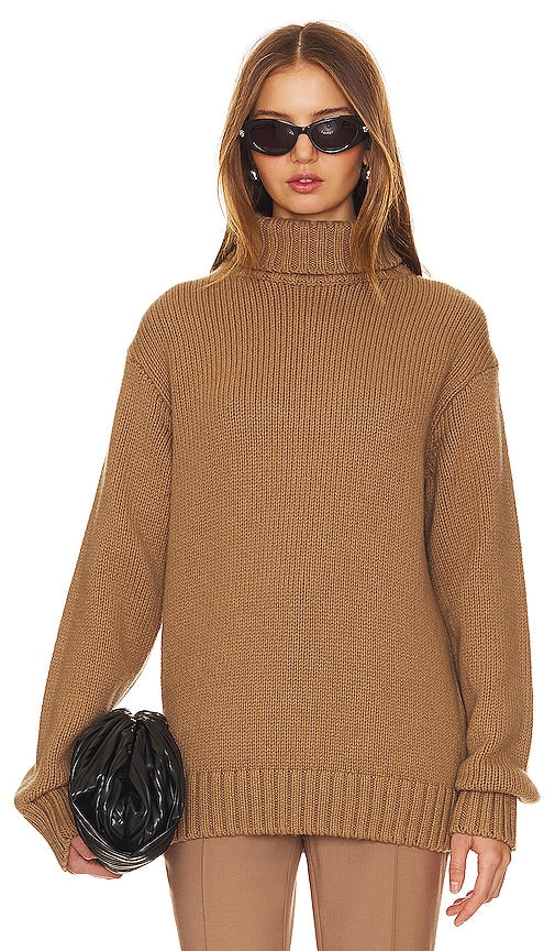 Helmut Lang Archive Turtleneck Sweater in Tan - Helmut Lang Archive - Pull à col roulé - Fauve - Helmut Lang Archive 黄褐色高领毛衣 - Helmut Lang Archive Rollkragenpullover in Hellbraun - Helmut Lang 아카이브 탠 색상의 터틀넥 스웨터 - Maglione dolcevita Archivio Helmut Lang color marrone chiaro