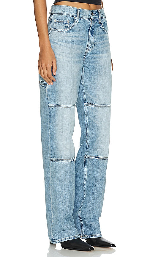 Helmut Lang Carpenter Wide Leg in Blue