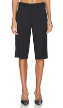 Helmut Lang Flat Front Short in Black
