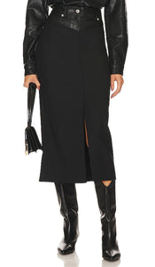 Helmut Lang Garter Skirt in Black - Jupe porte-jarretelles Helmut Lang en noir - Helmut Lang 黑色吊袜带裙 - Helmut Lang Strumpfhalterrock in Schwarz - Helmut Lang 가터 스커트 - Gonna con giarrettiera Helmut Lang nera
