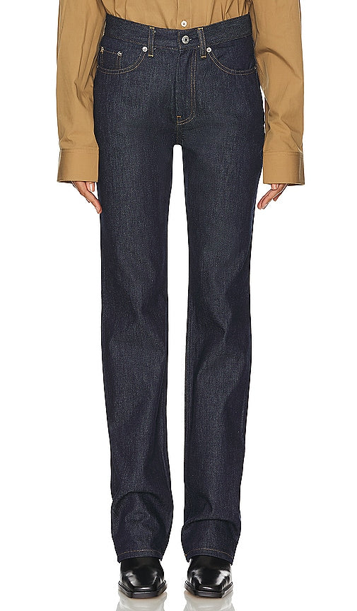 Helmut Lang Mid Rise Slim in Blue - Helmut Lang Slim taille mi-haute en bleu - Helmut Lang 蓝色中腰修身裤 - Helmut Lang Mid Rise Slim in Blau - Helmut Lang 미드 라이즈 슬림 블루 색상 - Helmut Lang vita media slim in blu