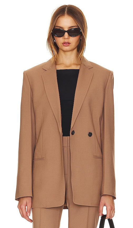 Helmut Lang Single Blazer in Brown