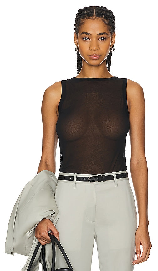 Helmut Lang Two Way Tank in Black - Helmut Lang Débardeur bidirectionnel en noir - Helmut Lang 黑色两用背心 - Helmut Lang Two Way Tank in Schwarz - Helmut Lang 투웨이 탱크탑 - Canotta bidirezionale Helmut Lang in nero