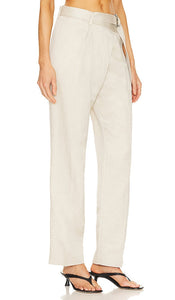 Helmut Lang Wrap Pant in Cream