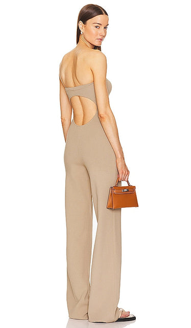 Helsa Edia Jumpsuit in Beige - Combinaison Helsa Edia en Beige - Helsa Edia 米色连身裤 - Helsa Edia Overall in Beige - Helsa Edia 점프수트베이지색 - Tuta Helsa Edia in beige