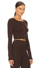 Helsa Ediva Cardigan in Chocolate