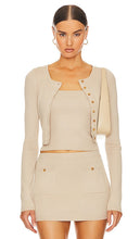 Helsa Ediva Cardigan in Neutral - Cardigan Helsa Ediva en neutre - Helsa Ediva 中性色开衫 - Helsa Ediva Cardigan in Neutral - Helsa Ediva 카디건 - Cardigan Helsa Ediva in colore neutro