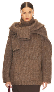Helsa Janin Sweater in Brown - Pull Helsa Janin en marron - Helsa Janin 棕色毛衣 - Helsa Janin Pullover in Braun - Helsa Janin 스웨터브라운 색상 - Maglione Helsa Janin in marrone