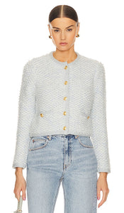 Helsa Laki Cardigan in Baby Blue - Cardigan Helsa Laki en bleu bébé - Helsa Laki 淡蓝色开衫 - Helsa Laki Cardigan in Babyblau - Helsa Laki 카디건 색상의 베이비 블루 - Cardigan Helsa Laki in celeste