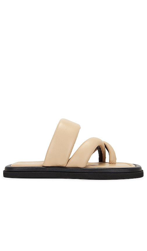 Helsa Puffy Slide in Tan - Helsa Puffy Slide en beige - Helsa Puffy 黄褐色拖鞋 - Helsa Puffy Slide in Hellbraun - Helsa 퍼피 슬라이드 탠 색상 - Ciabatte Helsa Puffy color marrone chiaro