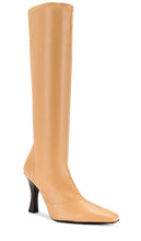 Helsa Snipped Toe Boot in Beige
