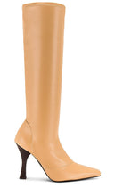 Helsa Snipped Toe Boot in Beige - Helsa - Bottines à bout coupé - Beige - Helsa 米色断头靴 - Helsa Snipped Toe Boot in Beige - Helsa Snipped Toe 부츠베이지색 - Stivale Helsa con punta tagliata in beige