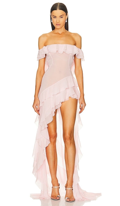 Helsa The Thea Gown in Blush - Robe Helsa The Thea en Blush - Helsa Thea 腮红礼服 - Helsa The Thea Kleid in Blush - Helsa The Thea 가운 - Abito Helsa The Thea in blush