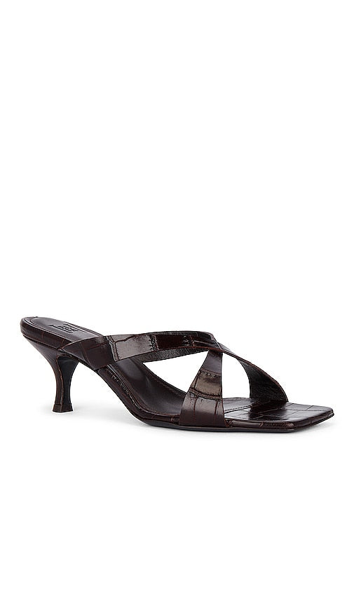 Helsa X Band Kitten Heel in Brown
