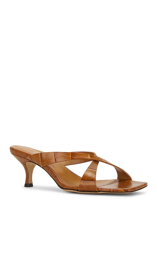 Helsa X Band Kitten Heel in Tan