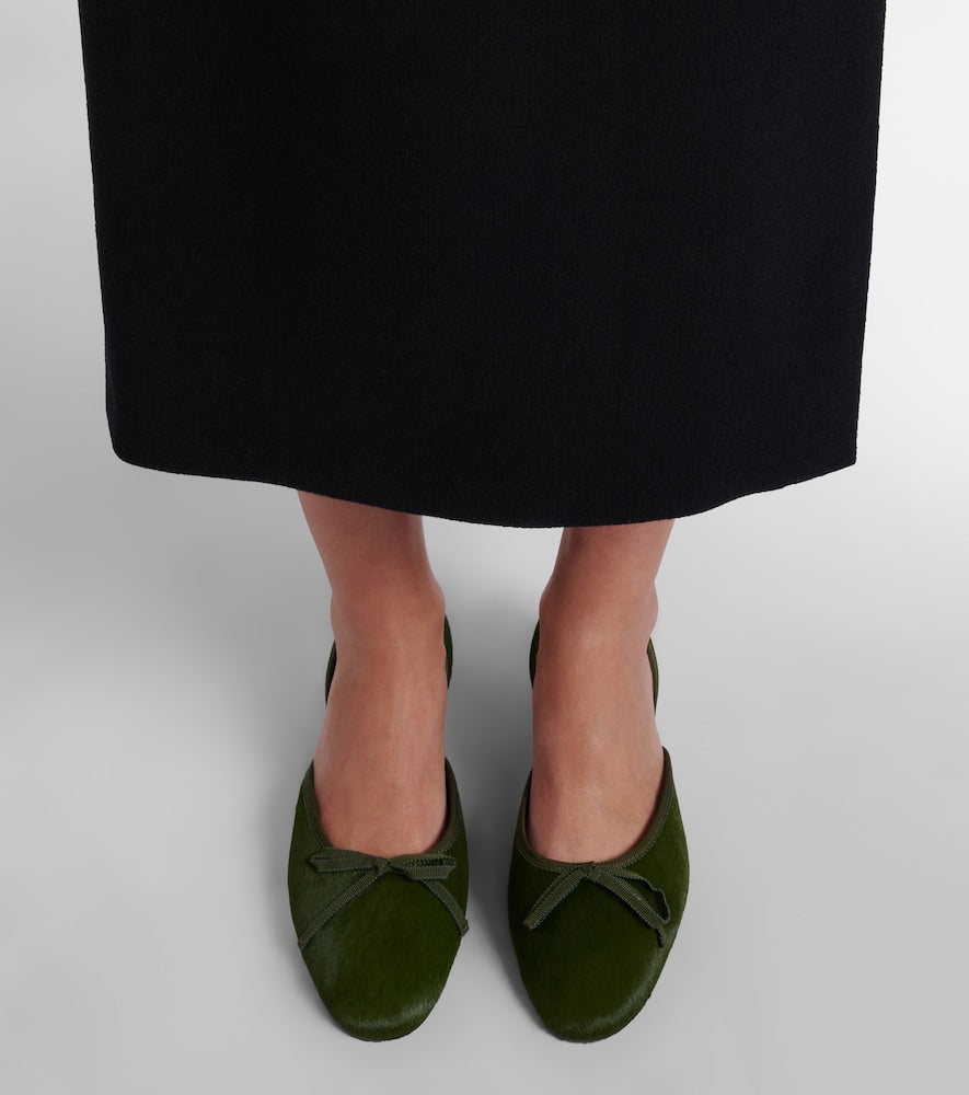Herbert Levine 24/7 calf hair ballet flats