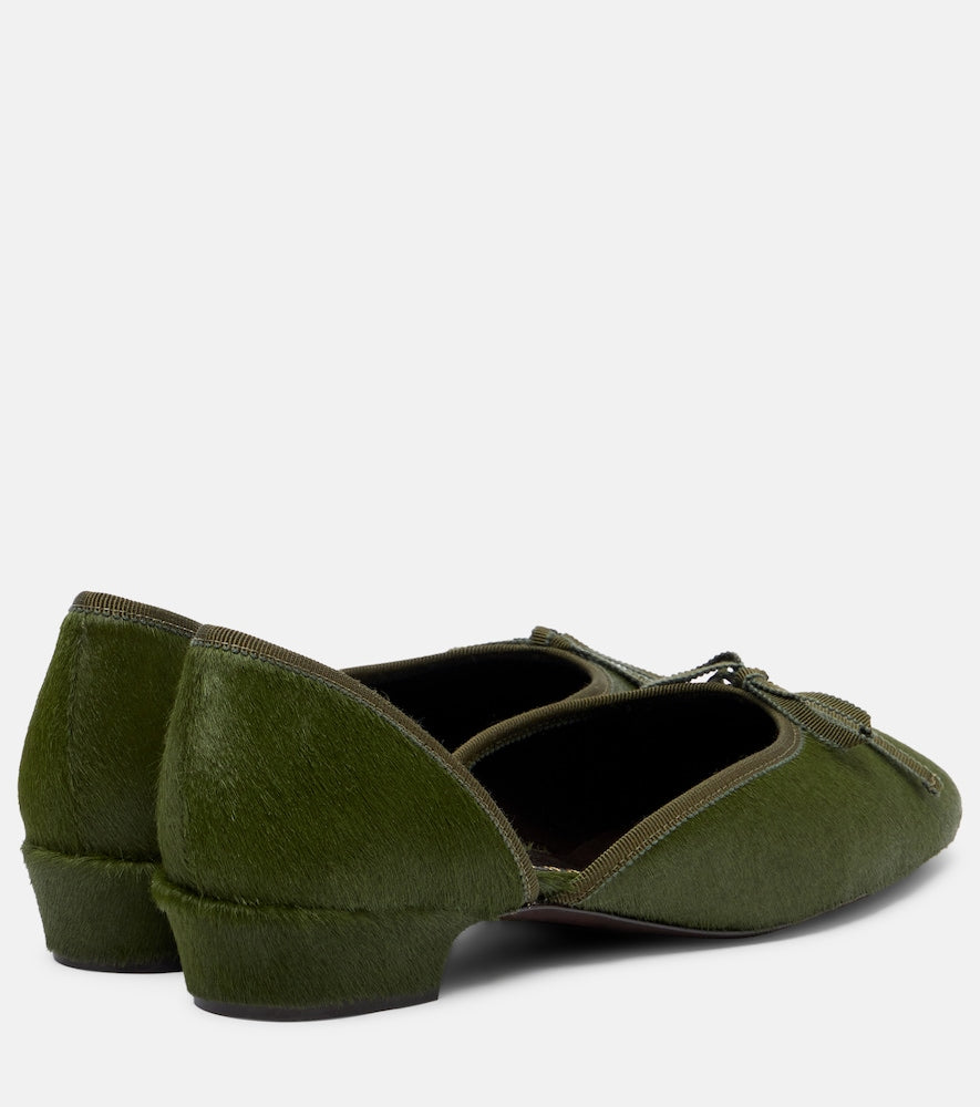 Herbert Levine 24/7 calf hair ballet flats