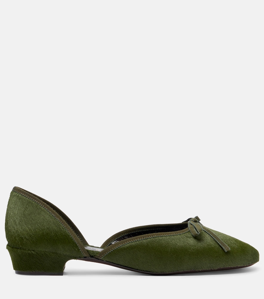 Herbert Levine 24/7 calf hair ballet flats