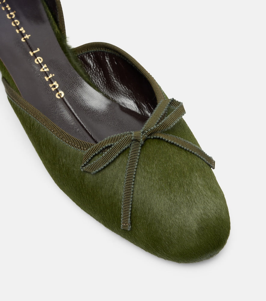 Herbert Levine 24/7 calf hair ballet flats