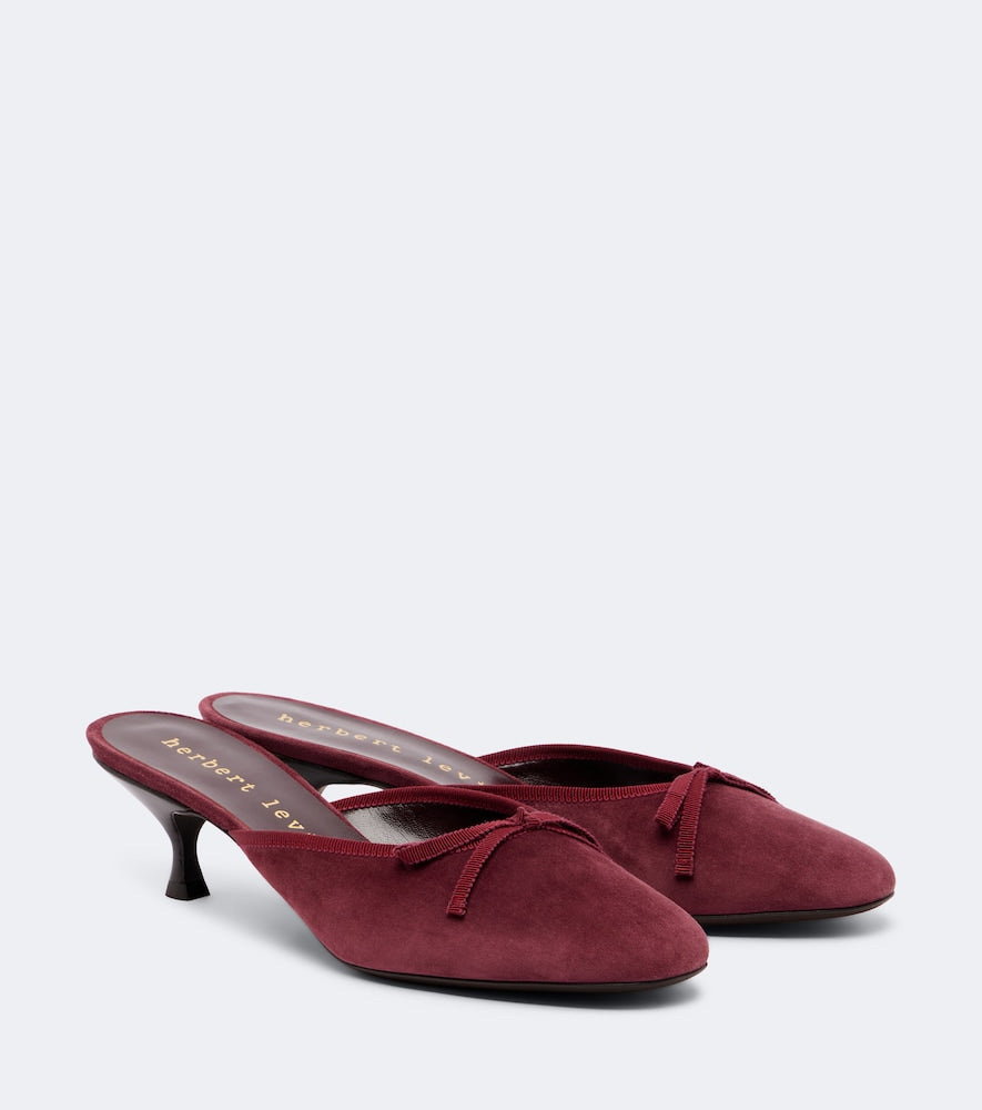 Herbert Levine 24/7 suede mules