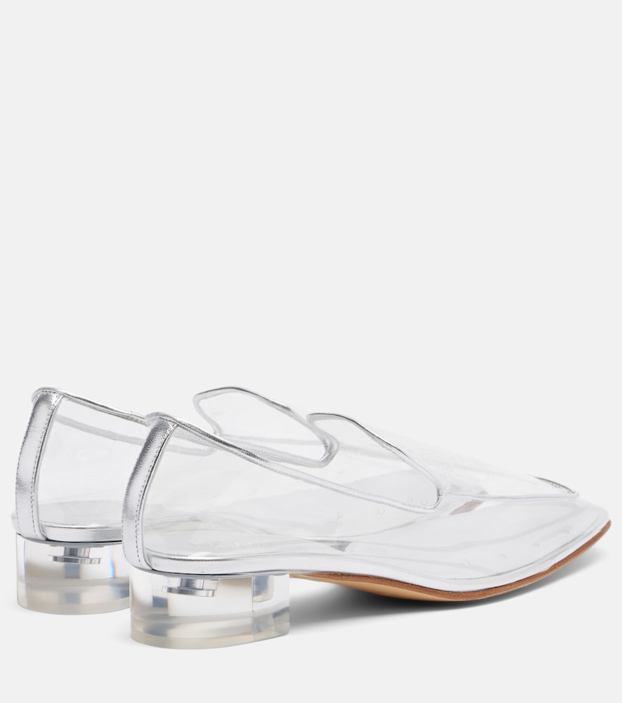 Herbert Levine Clear The Air 30 PVC loafer pumps