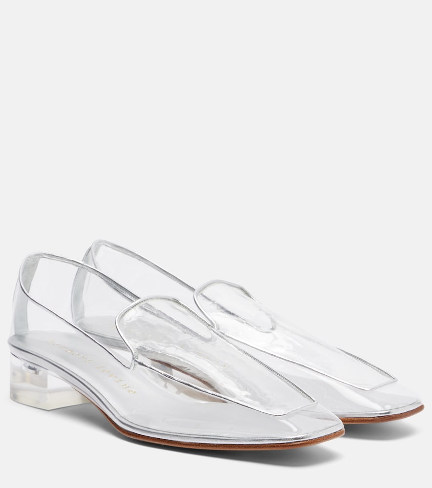Herbert Levine Clear The Air 30 PVC loafer pumps