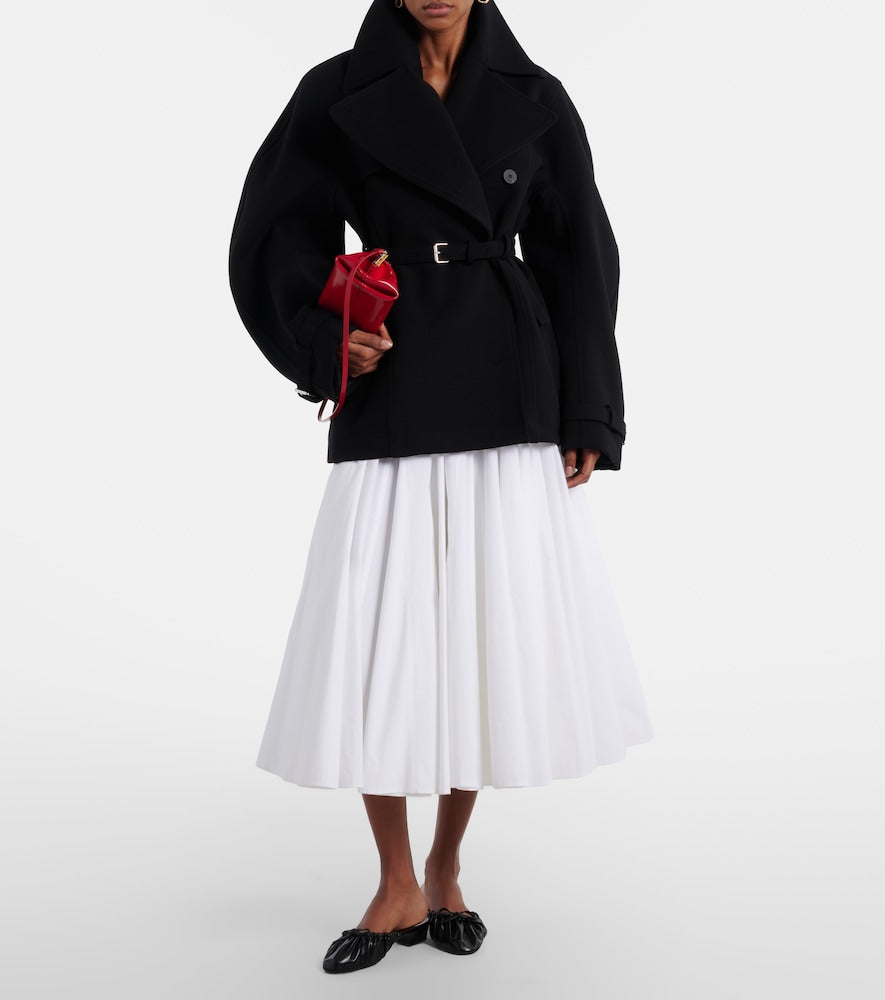 Herbert Levine Gather Around ruched leather mules