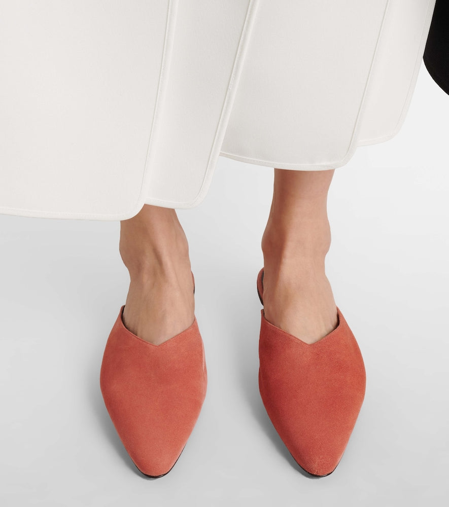 Herbert Levine Homebody suede mules