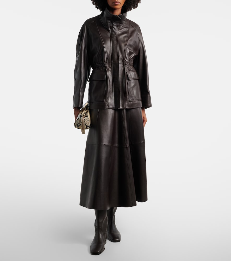 Herbert Levine Rein It In leather knee-high boots